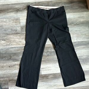 The Limited pants Drew Fit style career slacks size 10 black wide ankle